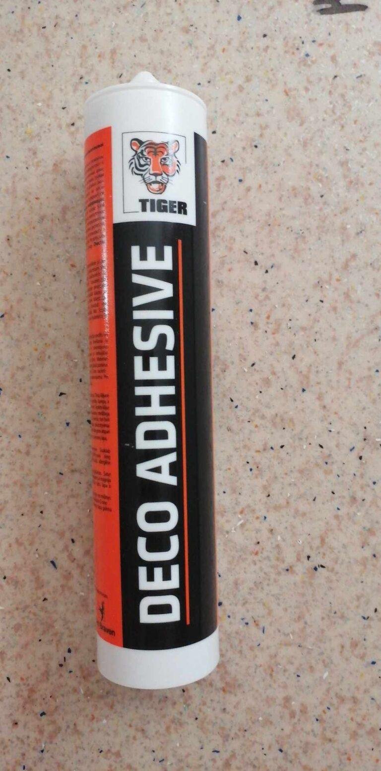 Klijai montažiniai Tiger Deco-adhesive 0.28 l dizainas ergonomiškas