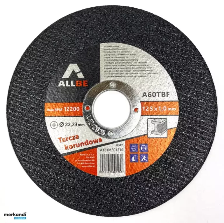 Pjovimo DISKAS METALO PLIENO 125X1.0MM ALLBE PRO -10VNT