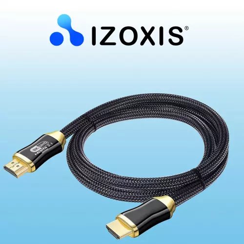 HDMI 2.1 8K 3m Izoxis 19922 laidas dizainas kompaktiškas