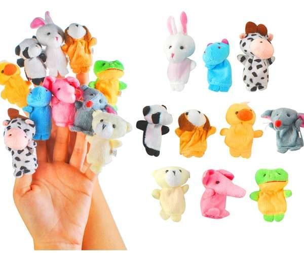 Set of puppets - 10 pcs. priemonė lavinimo