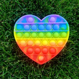 POP IT antistresinis žaislas "ŠIRDELĖ" 12cm