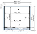 Sodo namelis Como 400 x 300 cm, 28mm. - Image 3