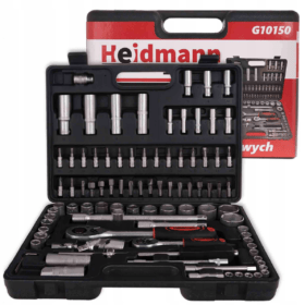 Įrankių Komplektas 94 Dalių 1/4",1/2" "Heidmann"