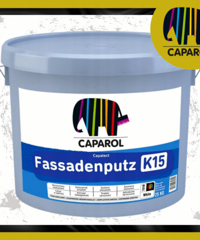 Akrilinis fasadų tinkas "Caparol Capatect Fassadenputz k15 25kg Baltas