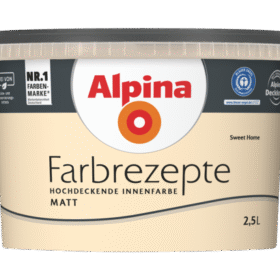 Vidaus dažai "Alpina Farbrezepte" Matiniai 2.5L