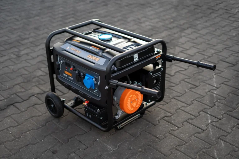 Benzininis generatorius KINGWAY K6000E-T+ K3000W