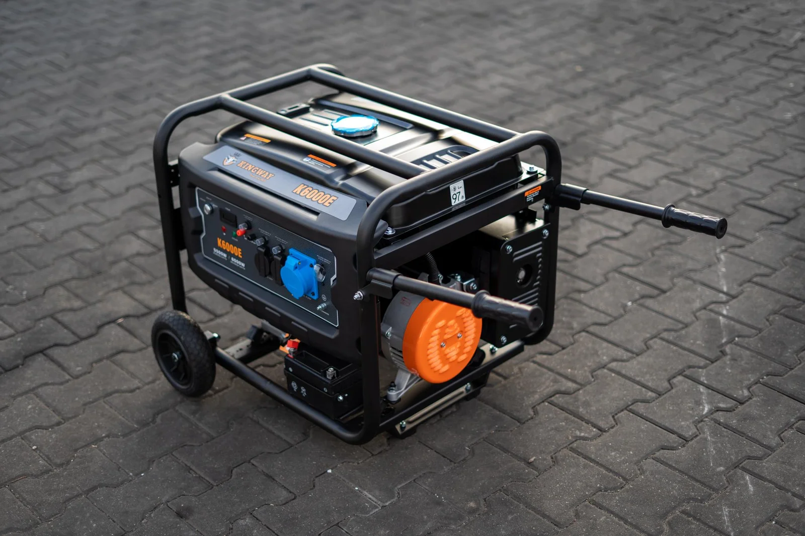 Benzininis generatorius KINGWAY K6000E-T+ K3000W Benzininis generatorius KINGWAY K6000E-T+ K3000W