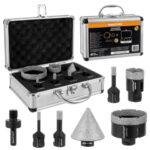 Deimantiniai skylių pjūklai - 7 vnt. rinkinys Bigstreeten 27080