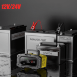 Akumuliatoriaus įkroviklis su stiprintuvu 12/24 V mikroprocesoriniam įkrovikliui - Image 8