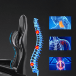 Biuro Žaidimų Kėdė Ir Kojų Atrama Iki 150 kg Pilka/Juoda - Image 4