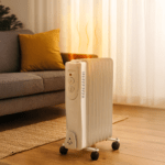 Alyva Užpildytas Elektrinis Radiatorius Su Energiją Taupančiu Termostatu, 1500 W, 7 Briaunų - Image 8