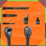 Smūginių Galvučių Rinkinys 3/8 50 Dalių - Image 7