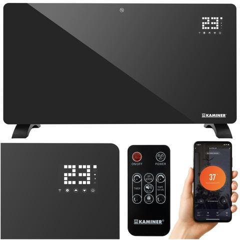 Zelva Kaminer 26572 stiklinis elektrinis šildytuvas