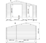 Sodo namelis Bornholm 450 x 300 cm, 35mm. - Image 5