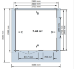 Sodo namelis Garten Star 300 x 300 cm, 35mm. - Image 4