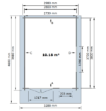 Sodo namelis GartenStar 300 x 400 cm, 35mm. - Image 4