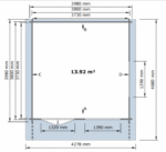 Sodo namelis GartenStar 400 x 400 cm, 35mm. - Image 4
