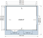 Sodo namelis GartenStar 500 x 400 cm, 35mm. - Image 6