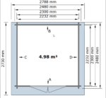 Sodo sandėliukas Jumbo1 250 x 250 cm, 35mm. - Image 4