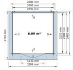 Sodo sandėliukas Jumbo3 300 x 250 cm, 35mm. - Image 4