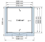 Sodo sandėliukas Jumbo4 300 x 300 cm, 35mm. - Image 4