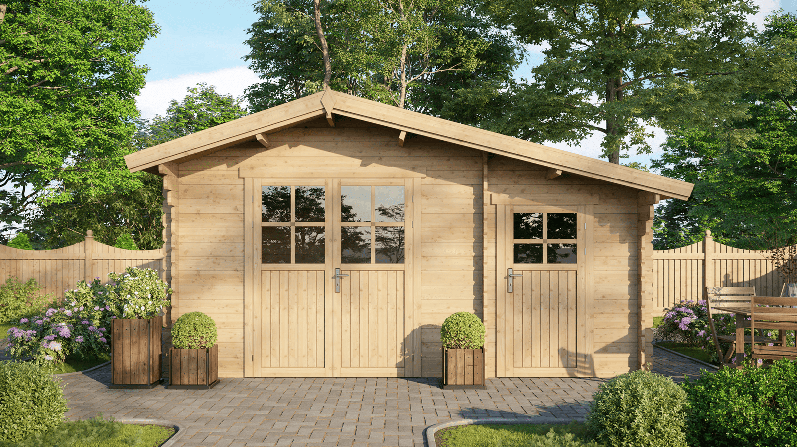 Sodo namelis Bornholm 450 x 300 cm Sodo namelis Bornholm 450 x 300 cm