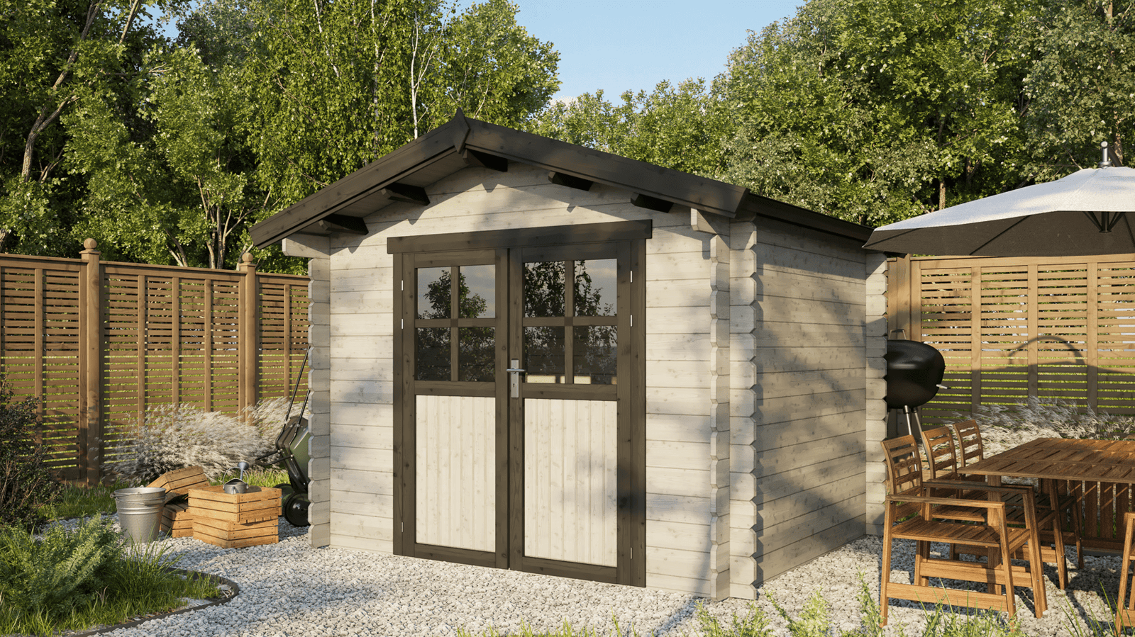 Sodo sandėliukas Jumbo3 300 x 250 cm Sodo sandėliukas Jumbo3 300 x 250 cm