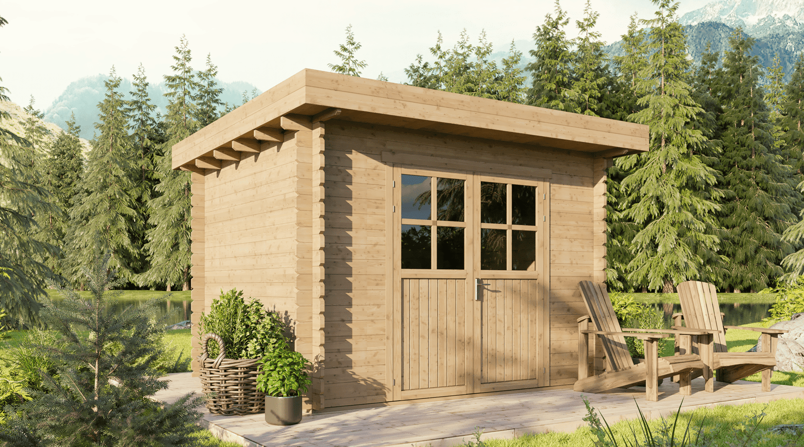 Sodo sandėliukas London 300 x 250 cm Sodo sandėliukas London 300 x 250 cm