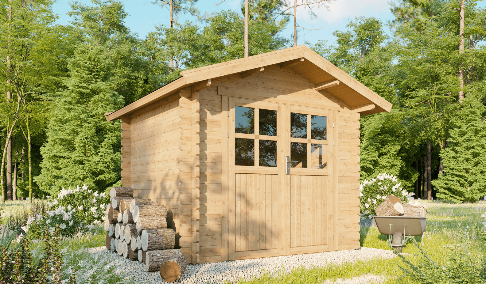 Sodo sandėliukas Montreal 250 x 220 cm Sodo sandėliukas Montreal 250 x 220 cm