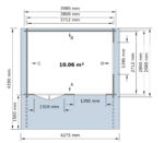 Sodo namelis Traunstein 400 x 300 cm, 44mm. - Image 5