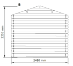 Sodo sandėliukas Vancouver 250 x 300 cm - Image 6